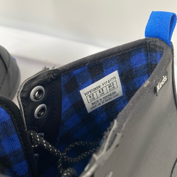 Keds women’s size 9, Black and Blue Shoes - Picture 6 of 9